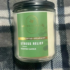 Bath & Body works stress relief 7 Oz candle